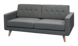 Three Seater: Kora Three Seater Sofa - Dark Grey