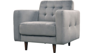 One Seater: Iris Chair - Grey
