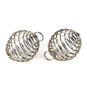 Bead Cages: Spring Cage Bead 29mm x 20mm