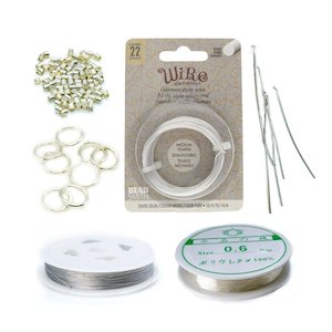 Jewellery Kits: Starter Supplies Silver Bundle