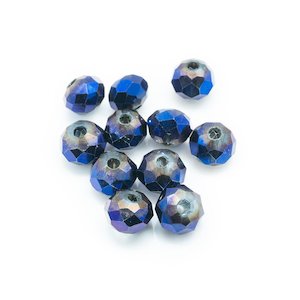 Crystal Beads: Glass Crystal Faceted Rondelle 5mm x 3mm
