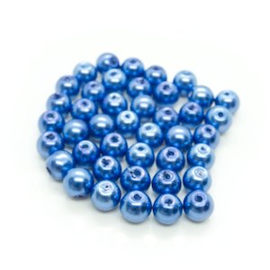 Glass Beads: Pearlised Glass Pearl 6mm