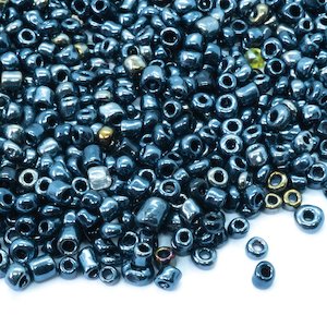 Seed And Bugle Beads: Metallic Seed Beads 11/0