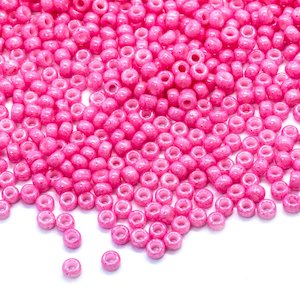 Seed And Bugle Beads: Miyuki Rocailles Dyed Opaque Seed Beads 11/0