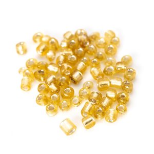 Seed And Bugle Beads: Silver Lined Seed Beads 8/0