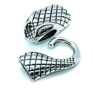 Clasps: Snake Hook and Eye Clasp 44mm x 14mm x 7mm
