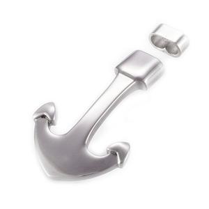 Clasps: 304 Stainless Steel Hook Anchor Clasp 4mm x 27mm x 6mm