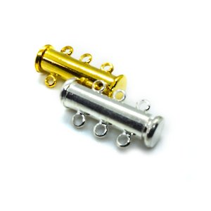 Clasps: Magnetic Slide Lock Tube Clasp 20mm x 11.5mm