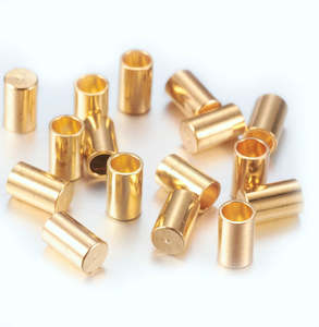 Cord And Ribbon Findings: Cord Tip or Cord End 5mm x 3mm