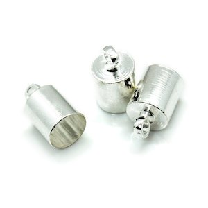 Cord And Ribbon Findings: Cord Tip, Cord End 9.5mm x 6mm