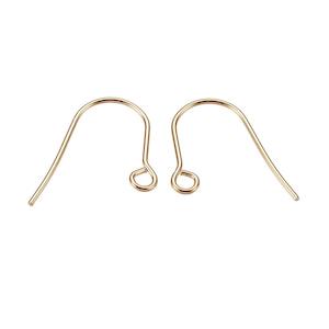 Earring Findings: 304 Stainless Steel Earring Hooks 14mm x 15mm
