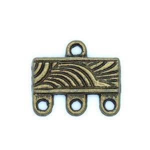 Rectangle 3-Strand Link Reducer Bar Connector 12mm x 10mm