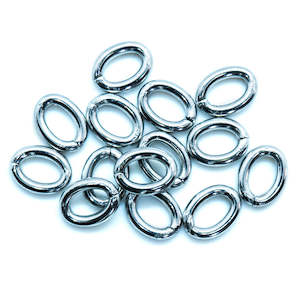 304 Stainless Steel Oval Jump Rings 8mm x 6mm x 1.5mm