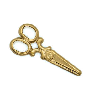 Stamped Scissor Charm 19mm
