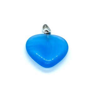 Gemstones Pendants And Charms: Gemstone Heart Pendant 22mm x 19mm x 4mm