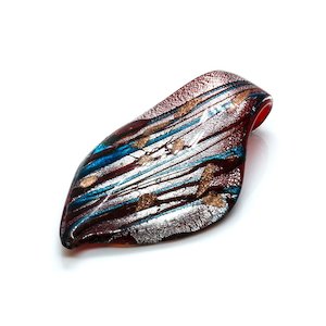 Murano Lampwork Pendant - Tongue 65mm x 40mm
