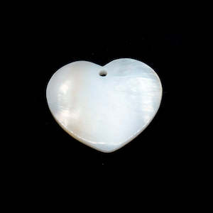 Heart Shell Pendant 32mm x 30mm