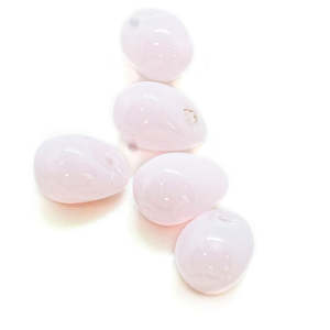 Czech Beads: Czech Glass Pressed Teardrop 6mm x 4mm