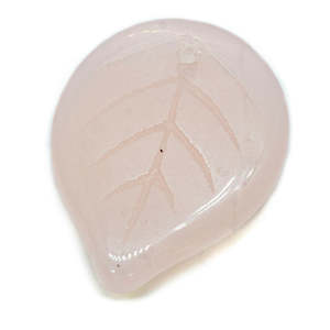 Czech Glass Pressed Leaf 18mm x 13mm