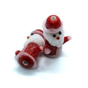 Lampwork Glass Santa 18mm x 26mm