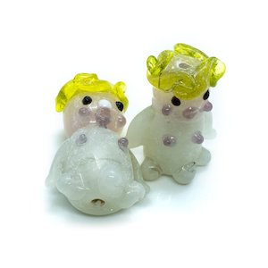 Angel lampwork bead 18mm x 25mm
