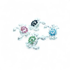 Beads: Green European Crab Bead 16mm x 16mm