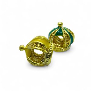 Beads: European Crown Bead 12.5mm x 10mm