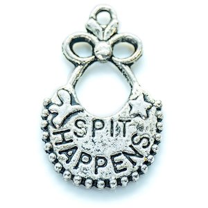 Charms: Spit Happens Charm 24mm x 15mm