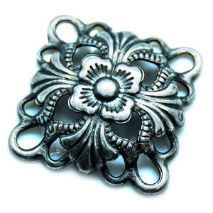 Single Sided Domed Square Link 14mm