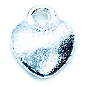 Heart Charm 11mm x 9mm