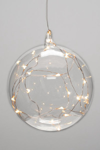 Products: Hanging Sphere with 10 x Seed LED (warm white) 15cmd - A Floral Affair