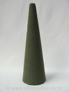 Floral Foam Large Cone 18CMD x 43 CMH - A Floral Affair