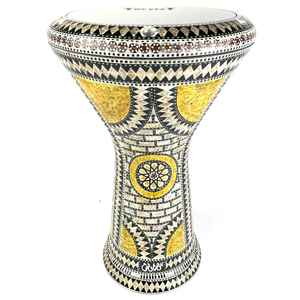Products: Darbuka – Orchid Citrine African Drumming NZ