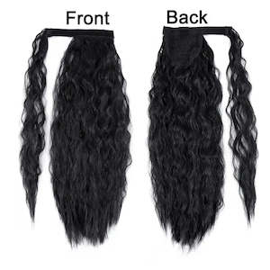 Wrap Ponytail Wavy 22Inch 1B
