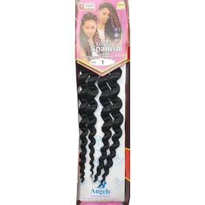 Synthetic Hair Hair Peices: Spanish Bulk Long Colour 1 - Black