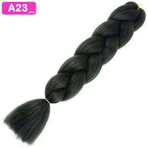 Synthetic Hair Braids 24 Inch Braiding Hair: A23 - Jumbo Braiding Hair 24 Inch Dark Green - Afrihair