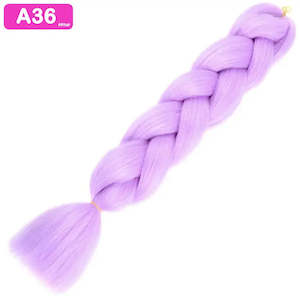 Afrihair One Tone: A36 - Jumbo Braiding Hair 24 Inch Soft Purple - Afrihair