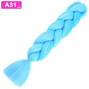 Afrihair One Tone: A31 - Jumbo Braiding Hair 24 Inch Light Blue - Afrihair