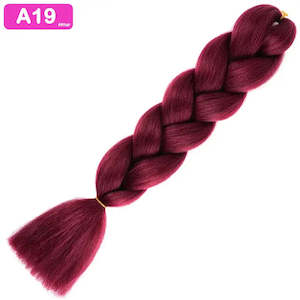 A19 - Jumbo Braiding Hair 24 Inch Maroon - Afrihair