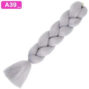 A39 - Jumbo Braiding Hair 24 Inch Grey - Afrihair
