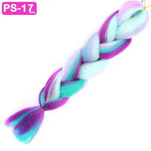 PS-17 - Jumbo Braiding Hair 24 Inch Candy Purple/Purple/Green/Green - Afrihair