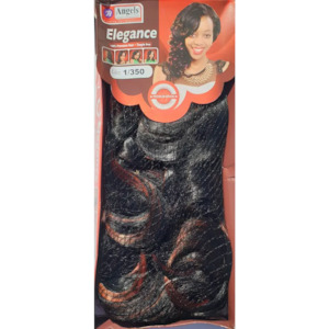 Synthetic Hair Weave Sew: Elegance Weave Colour 1/350 - Black / Burnt Red