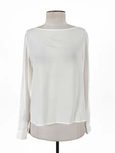 Uniqlo | White Casual/Workwear Top | Size S