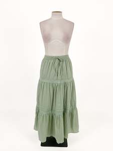 Skirt: Mooloolah | Green Casual Skirt | Size 12