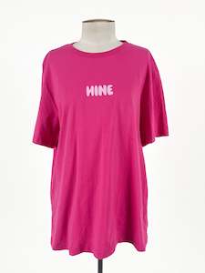 Top: Hine | Pink Casual Top | Size S