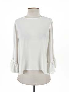 Zara | White Casual/Workwear Top | Size S