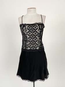 Meshki | Black Cocktail/Lingerie Dress | Size S