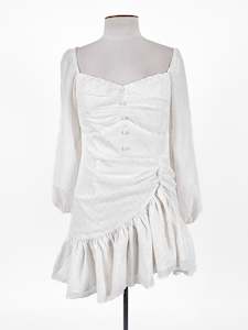 Two Sisters | White Cocktail Dress | Size L