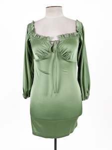 Shaaanxo: Miss Lola | Green Casual/Cocktail Dress | Size M