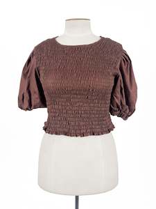Kateeileensands: Heidi Frank | Brown Casual Top | Size 12